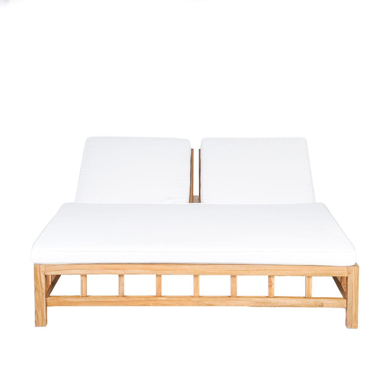 The Shibari Double Sunbed - Natural White