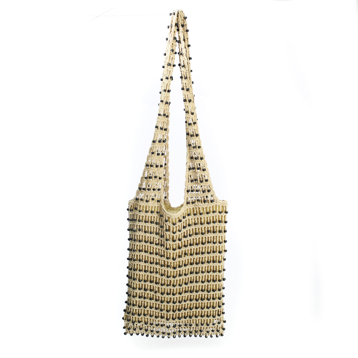 The Day in Day out Tote - Cream Black