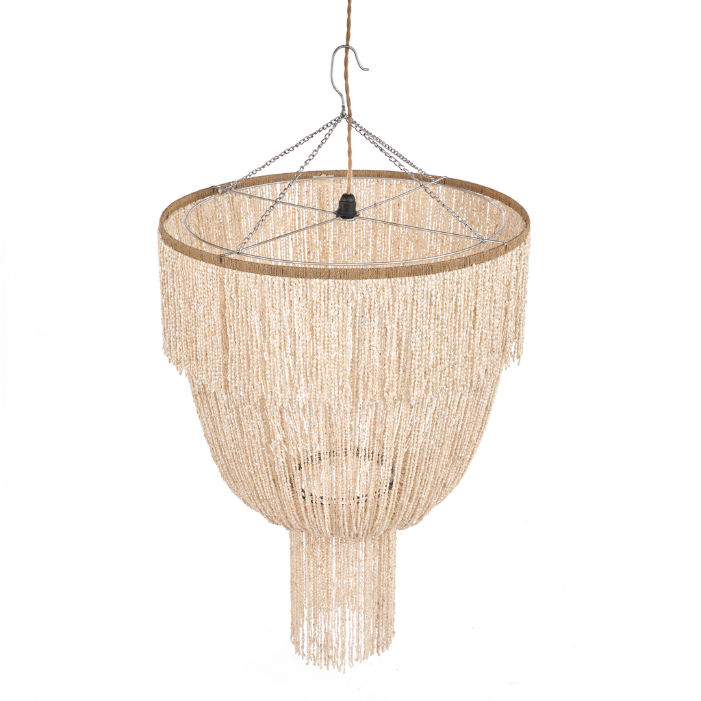 The Waterfall Shell Chandelier - Natural - XL