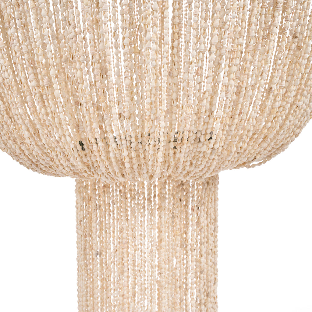 The Waterfall Shell Chandelier - Natural - XL