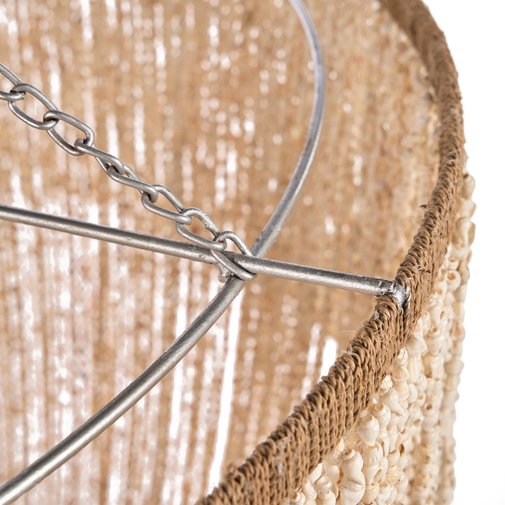 The Waterfall Shell Chandelier - Natural - XL