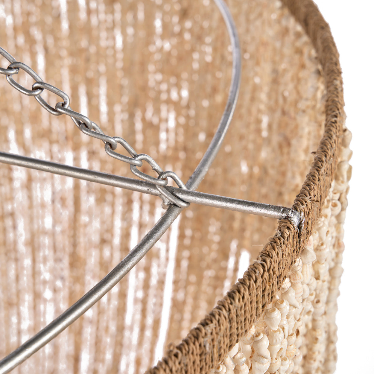 The Waterfall Shell Chandelier - Natural - XL