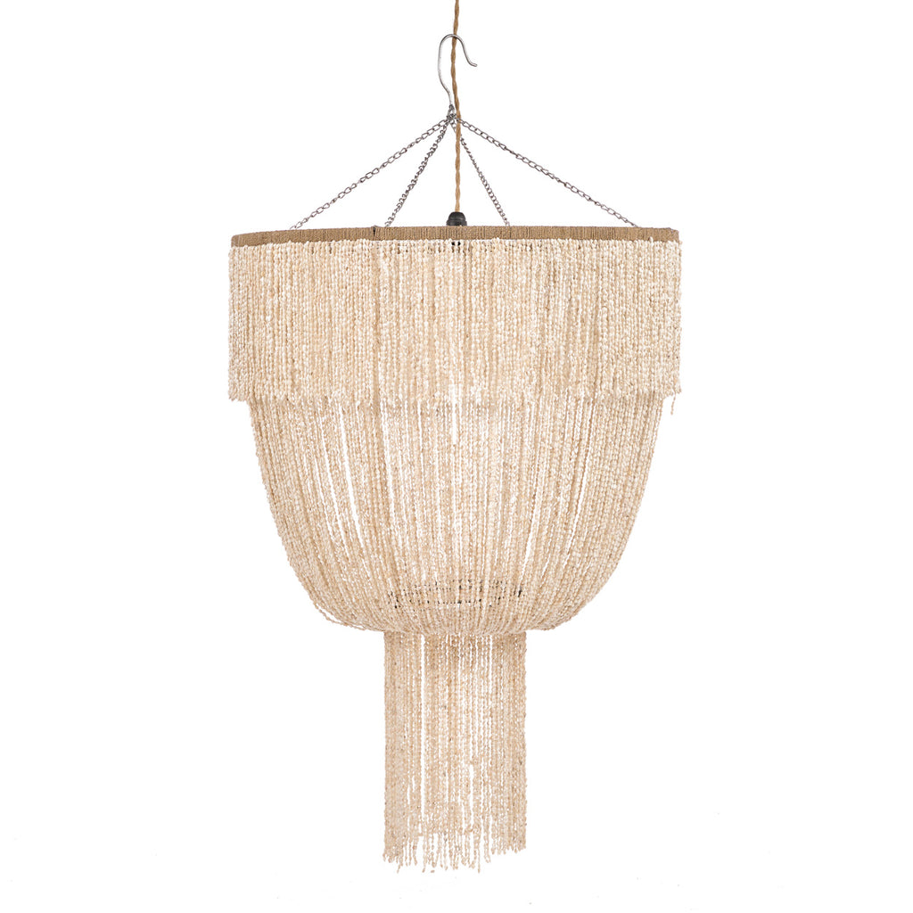 The Waterfall Shell Chandelier - Natural - XL