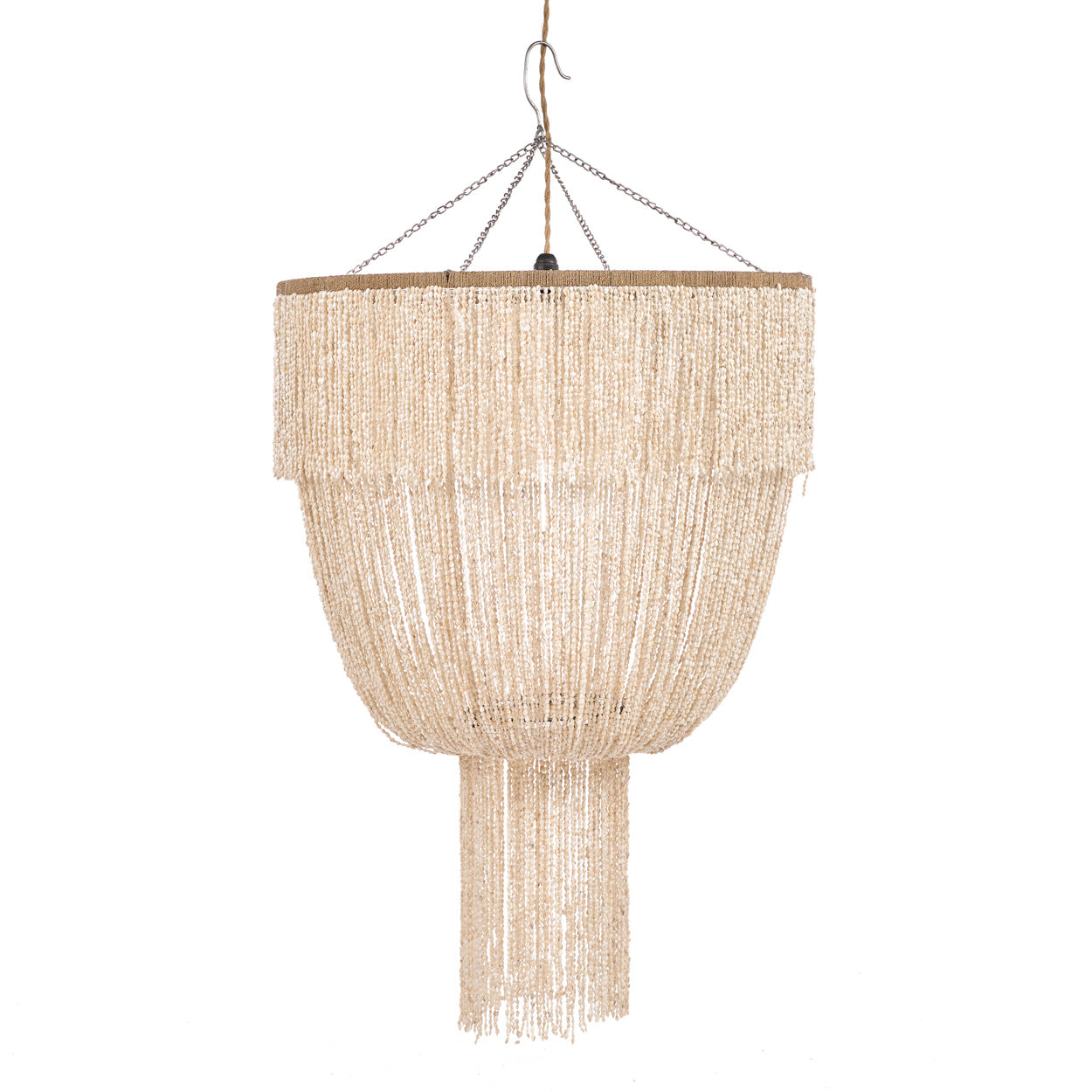 The Waterfall Shell Chandelier - Natural - XL