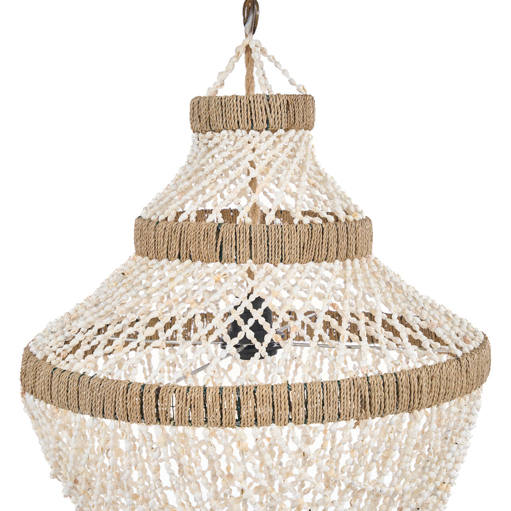 The Ocean Shell Chandelier - Natural - M
