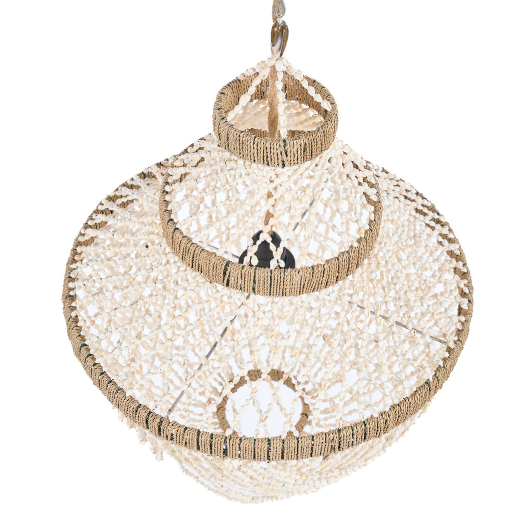The Ocean Shell Chandelier - Natural - M
