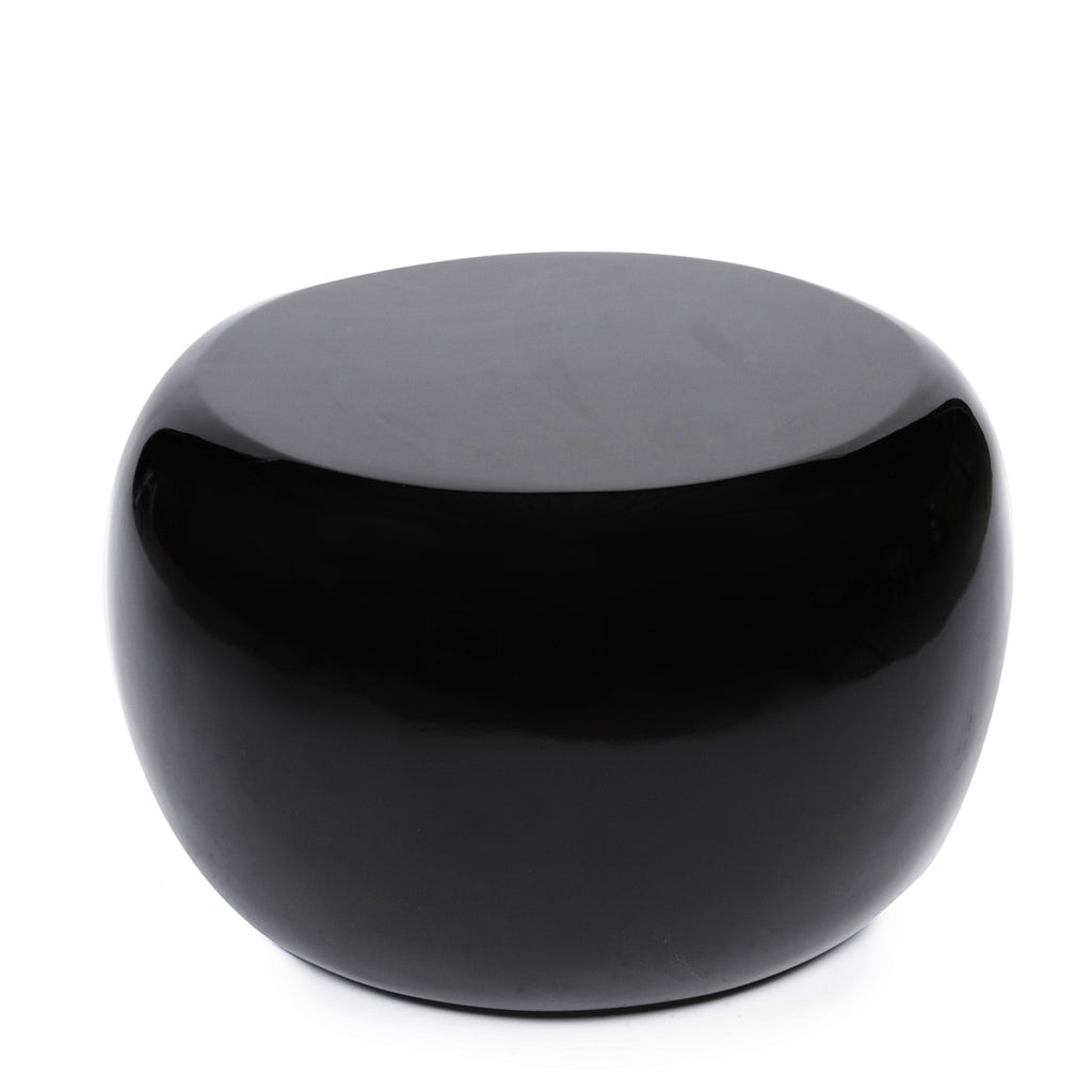 The High Gloss Side Table - Black