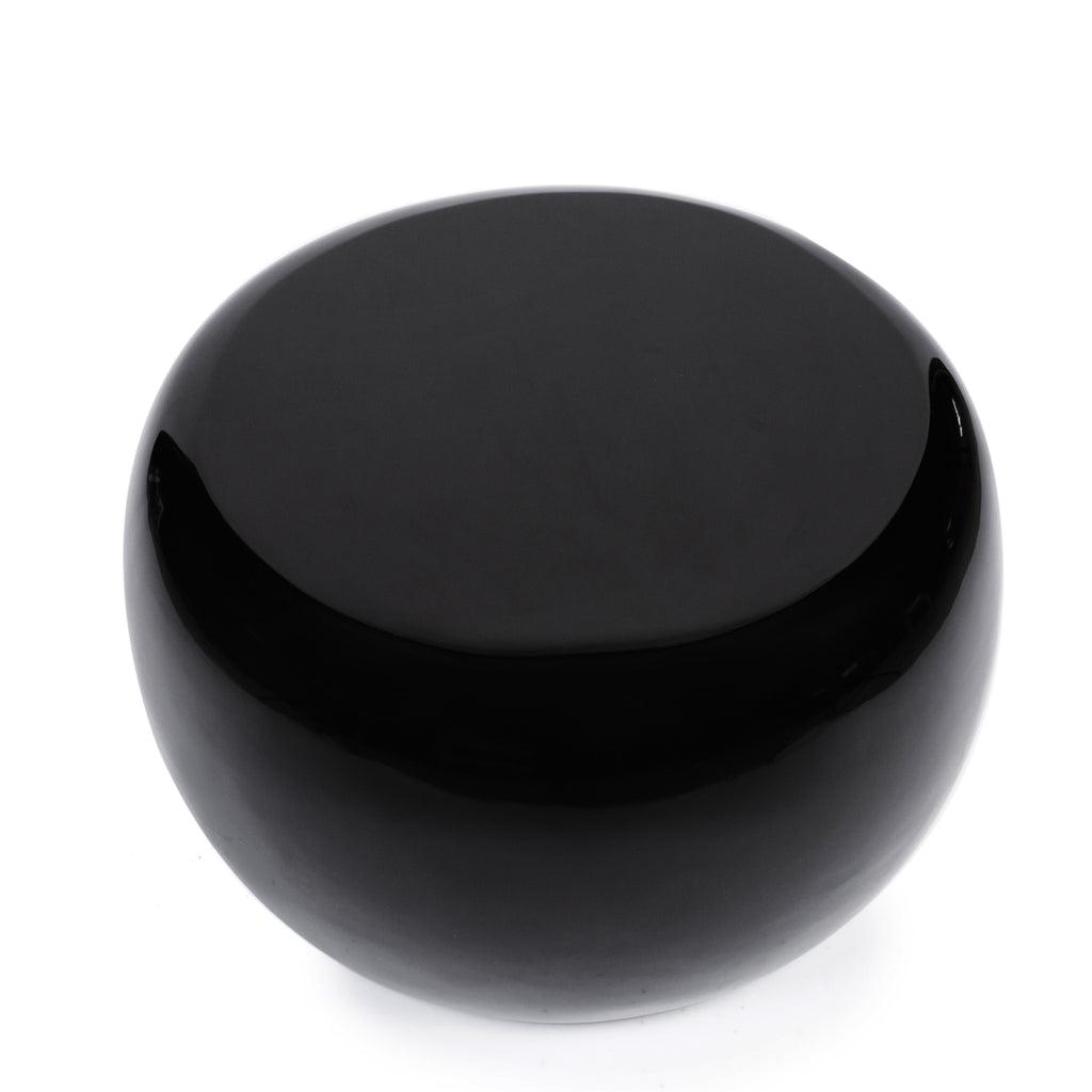 The High Gloss Side Table - Black