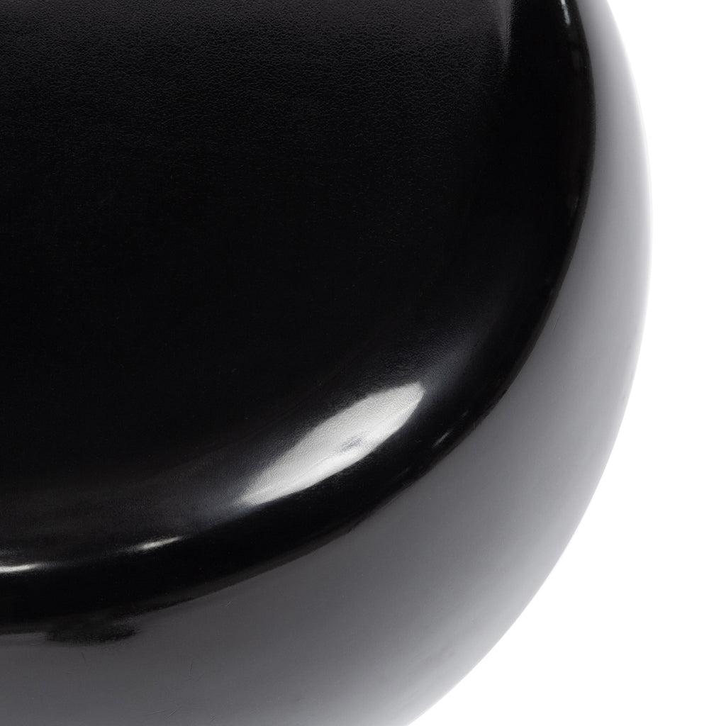 The High Gloss Side Table - Black