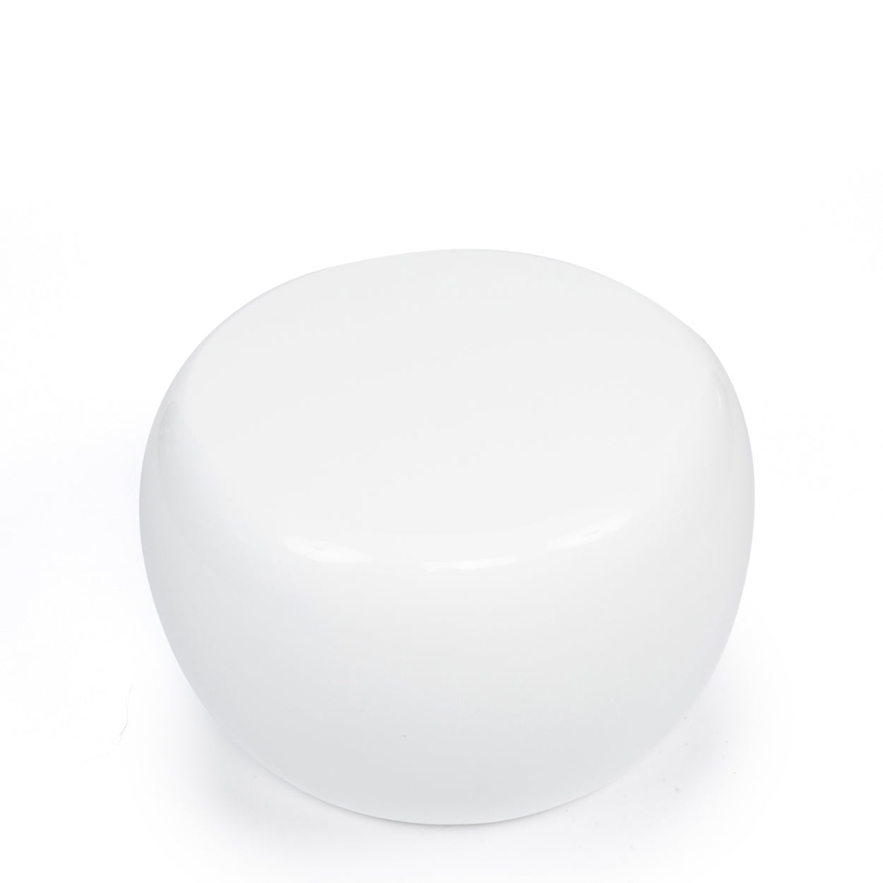 The High Gloss Side Table - White