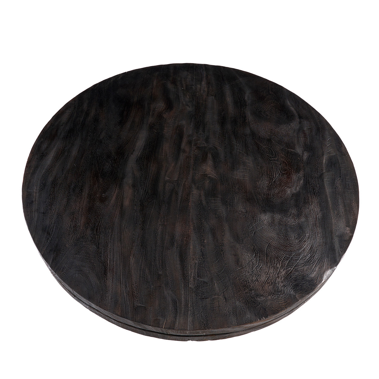 Round Dining Table - Dark Walnut