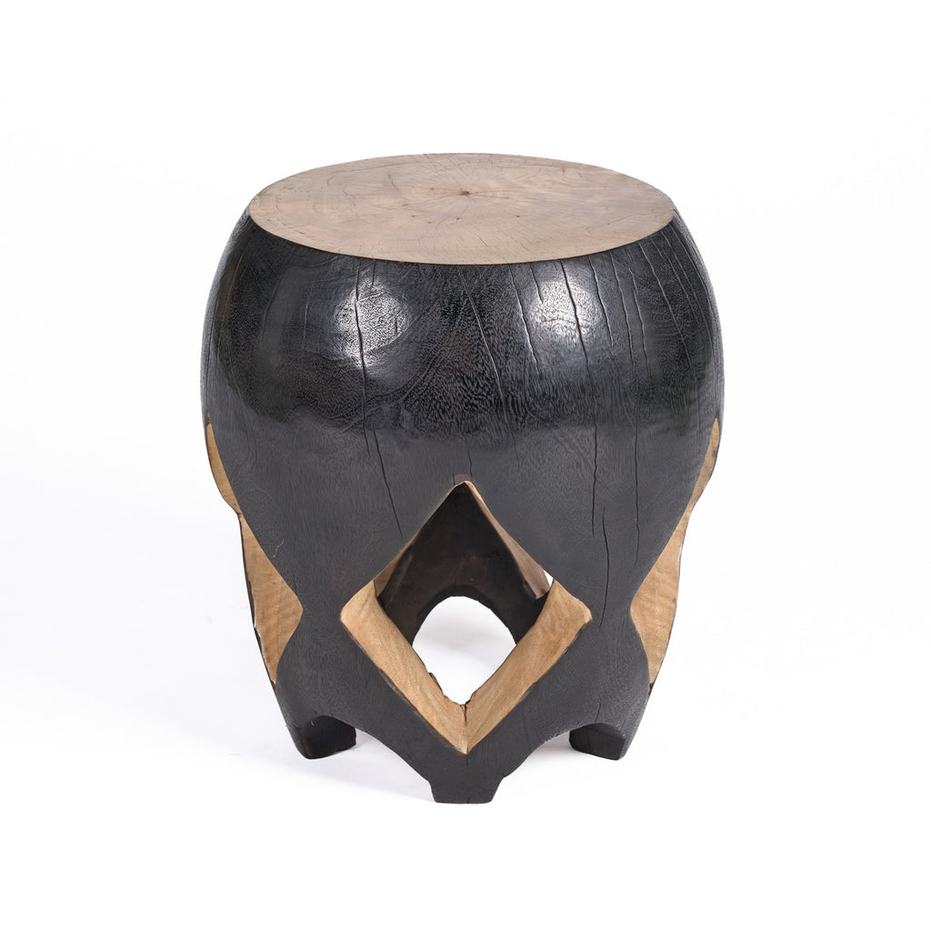 Stool 01 - Black Natural