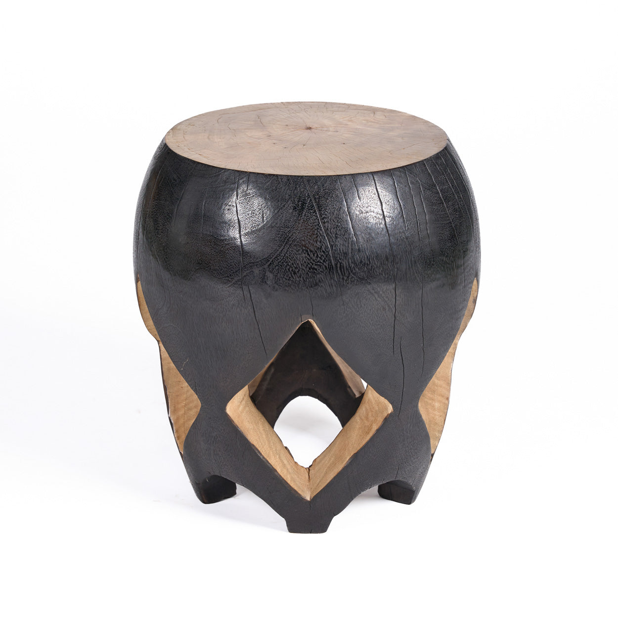 Stool 01 - Black Natural