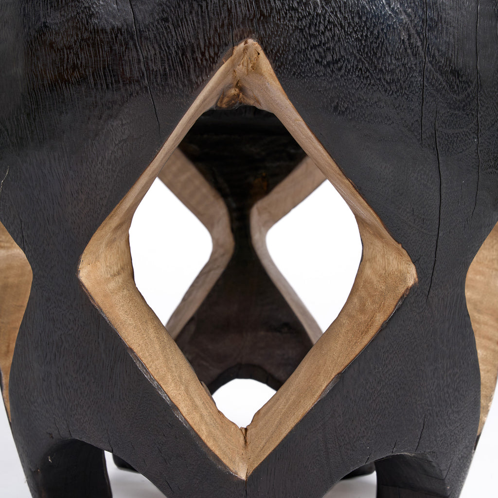 Stool 01 - Black Natural