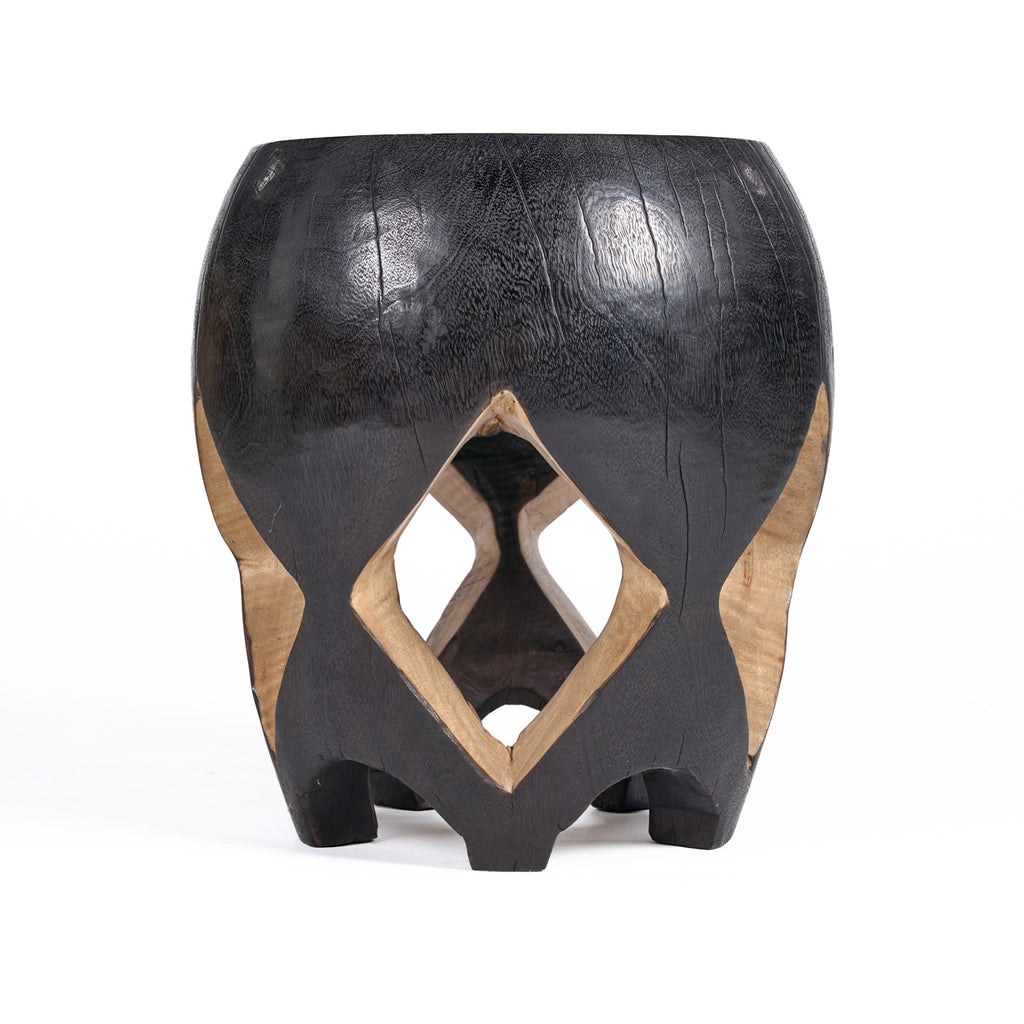 Stool 01 - Black Natural