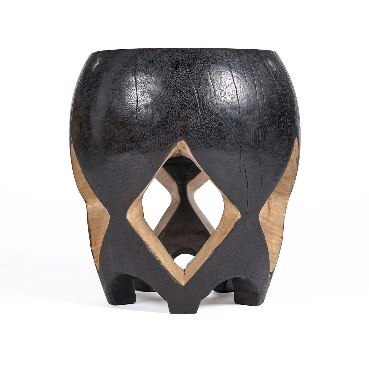 Stool 01 - Black Natural