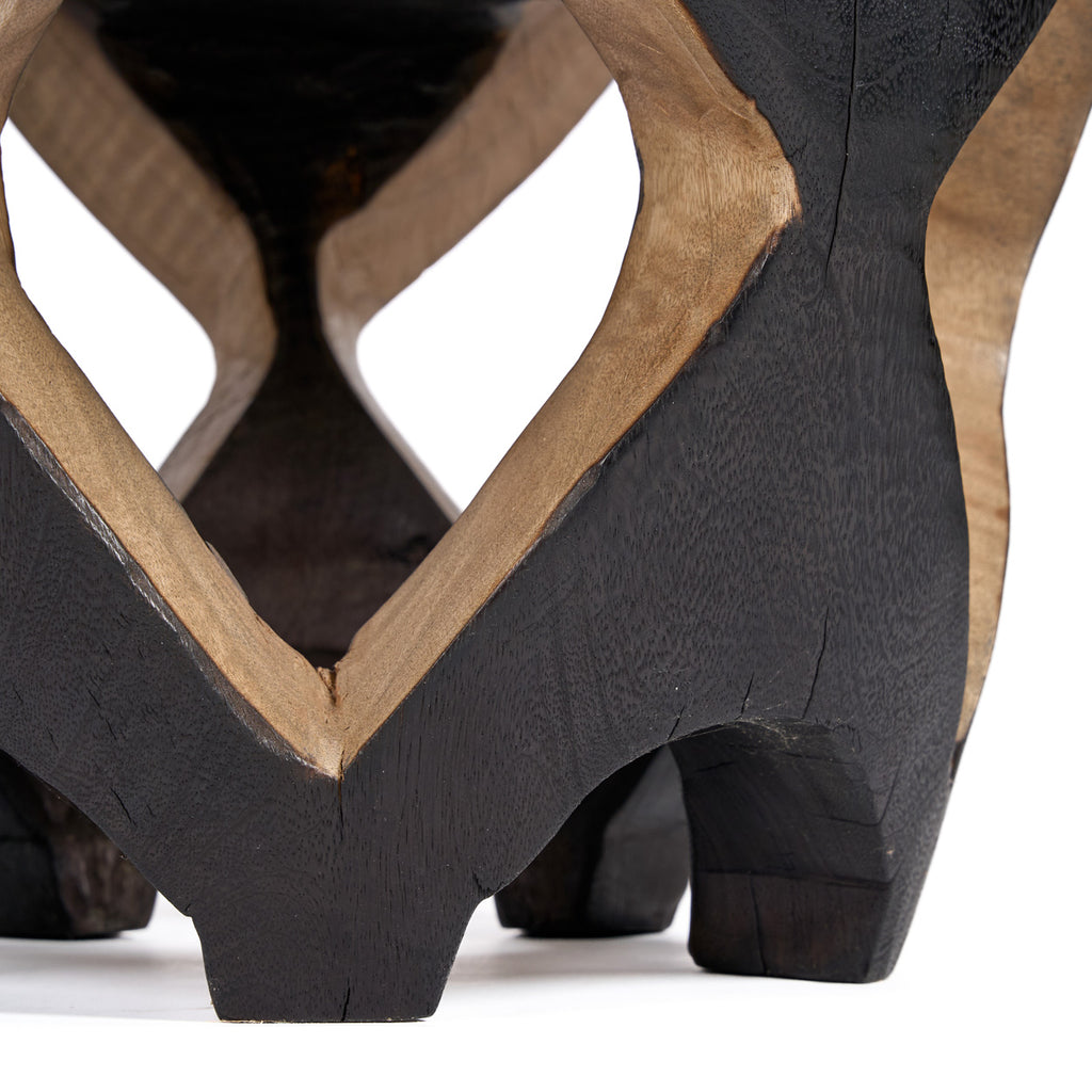 Stool 01 - Black Natural