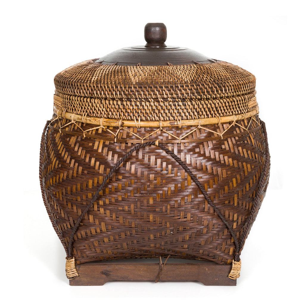 The Colonial Basket - Natural Brown