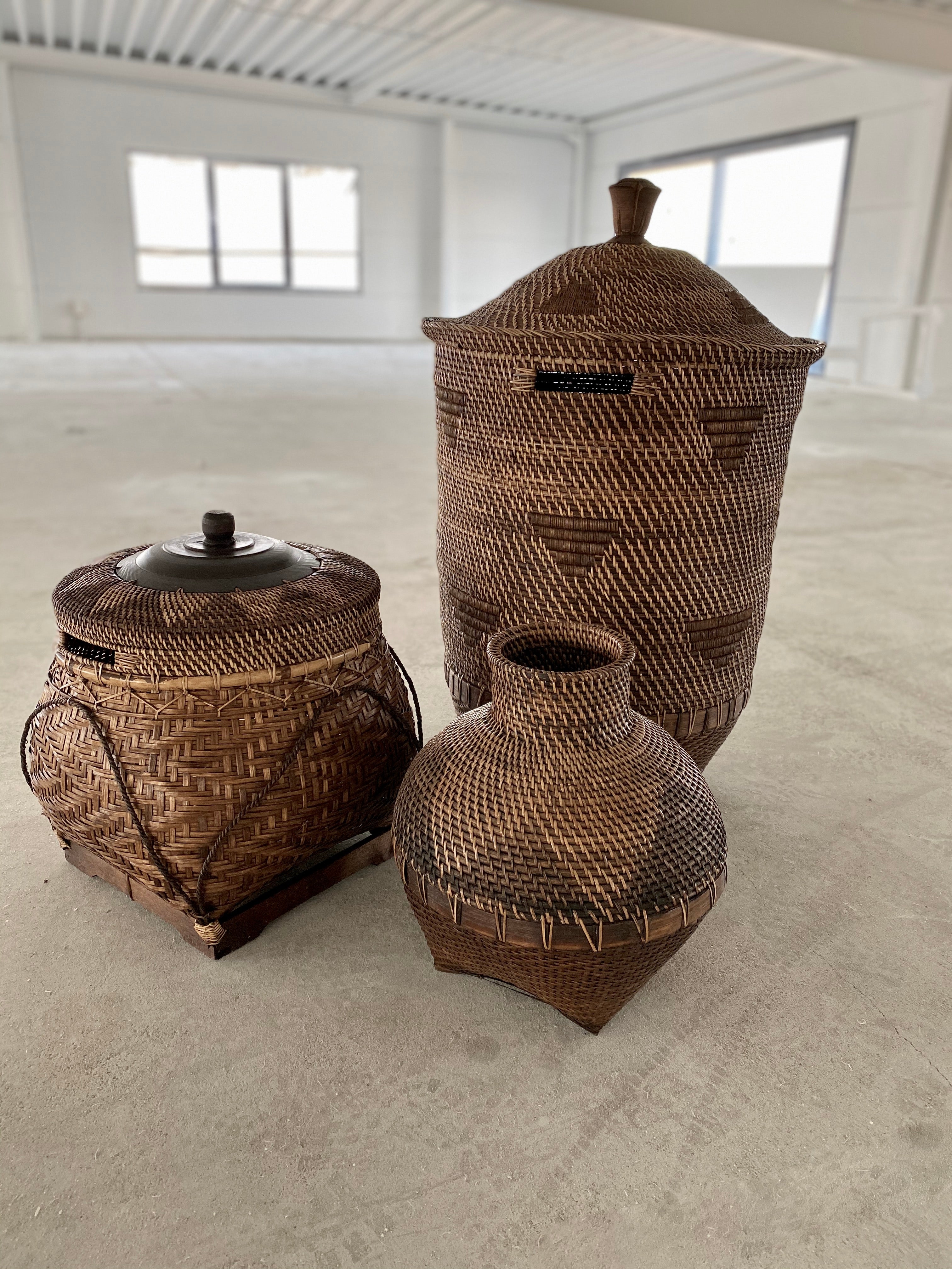 The Colonial Basket - Natural Brown
