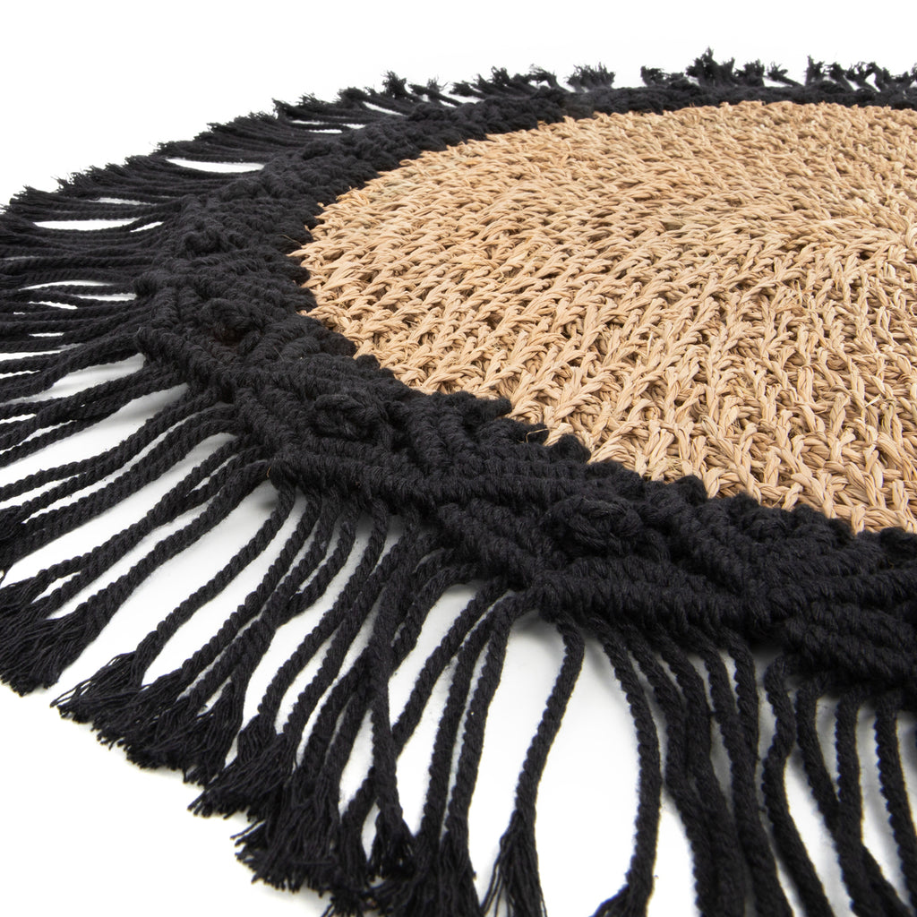 The Boho Center Piece - Natural Black
