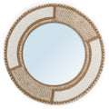 The Shell Disc Mirror - Natural White - L