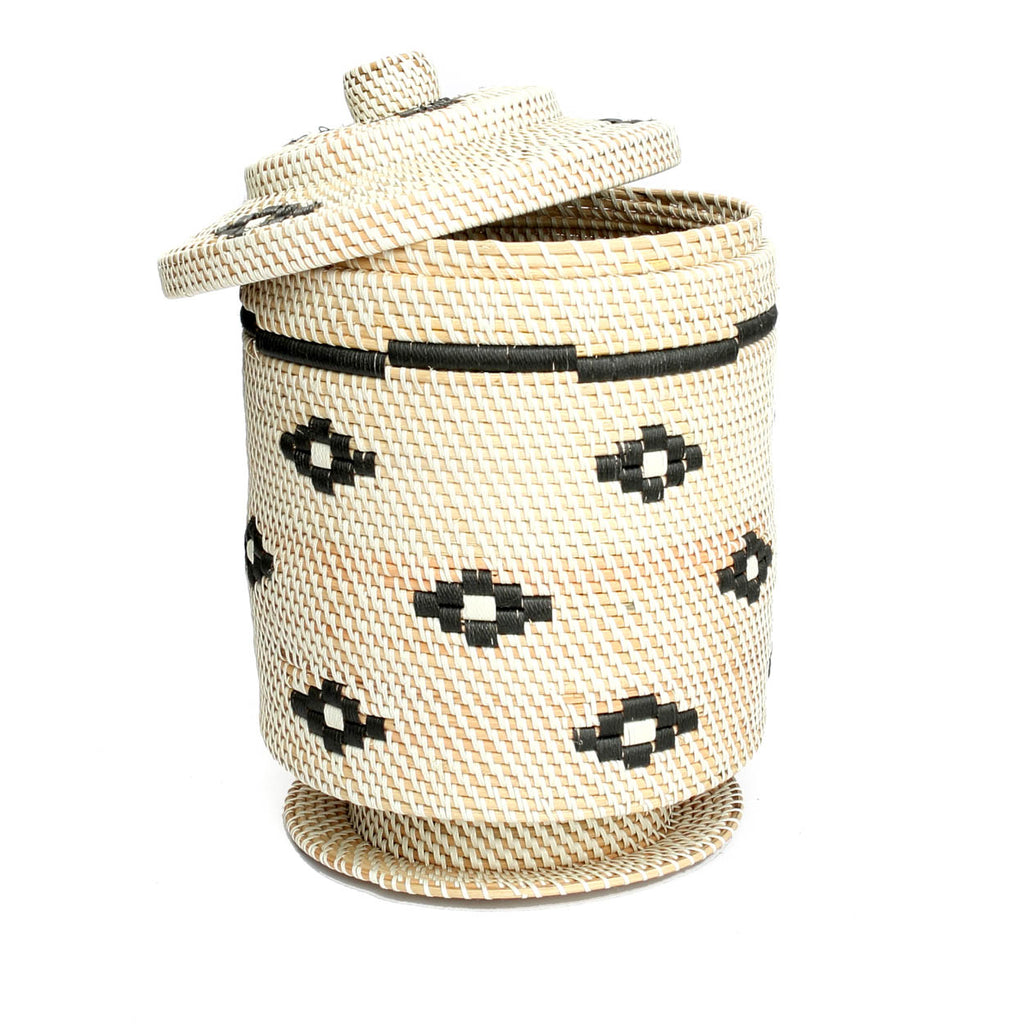 The Crispy Rice Basket - White Black - L