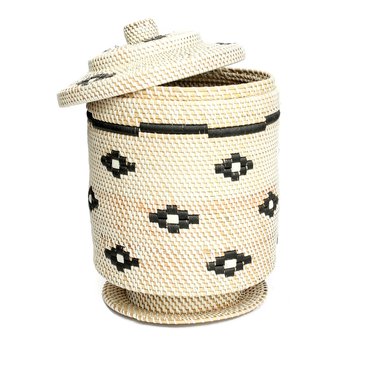 The Crispy Rice Basket - White Black - L