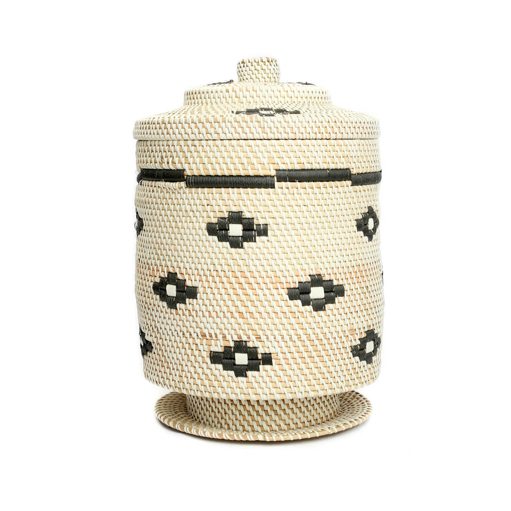 The Crispy Rice Basket - White Black - L