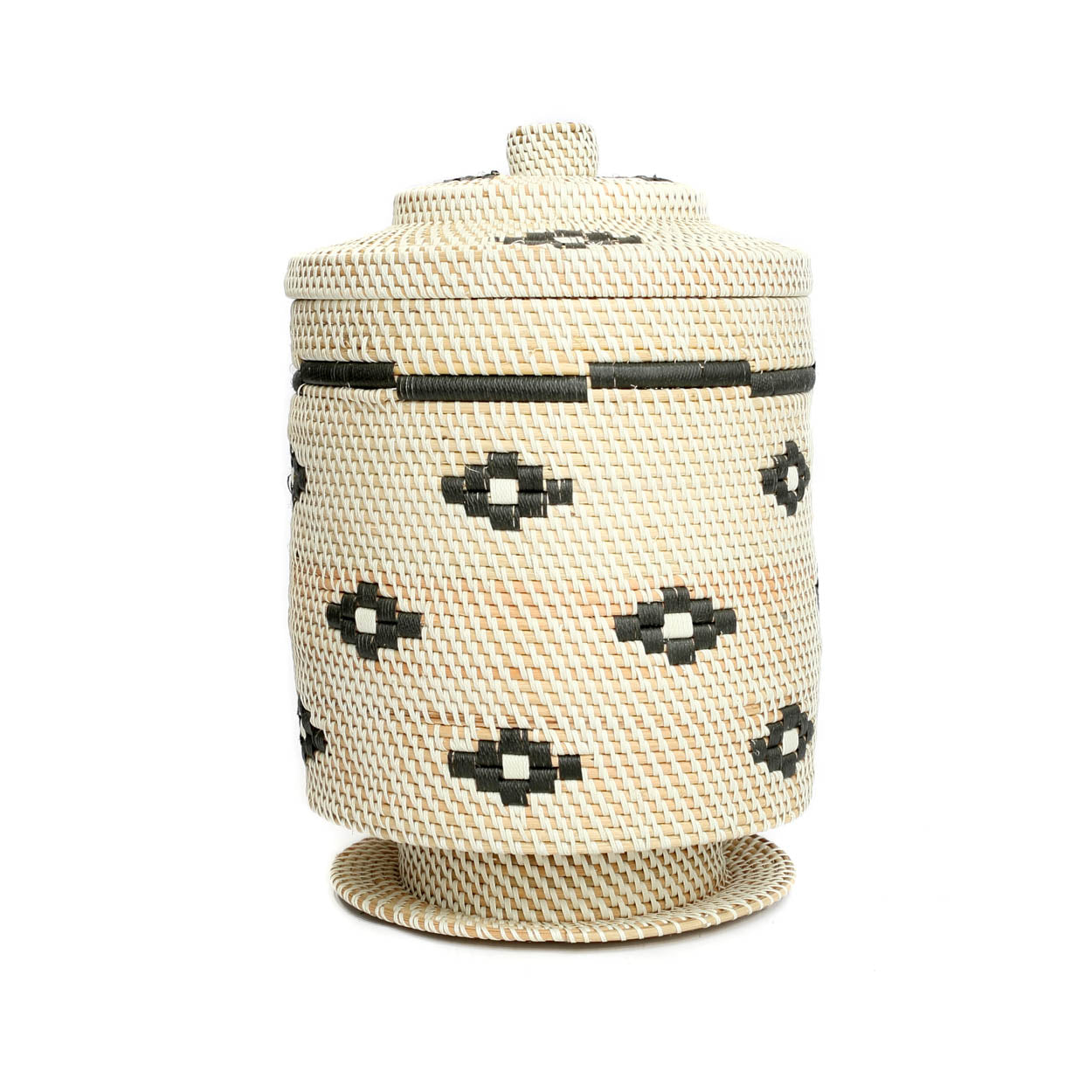The Crispy Rice Basket - White Black - L