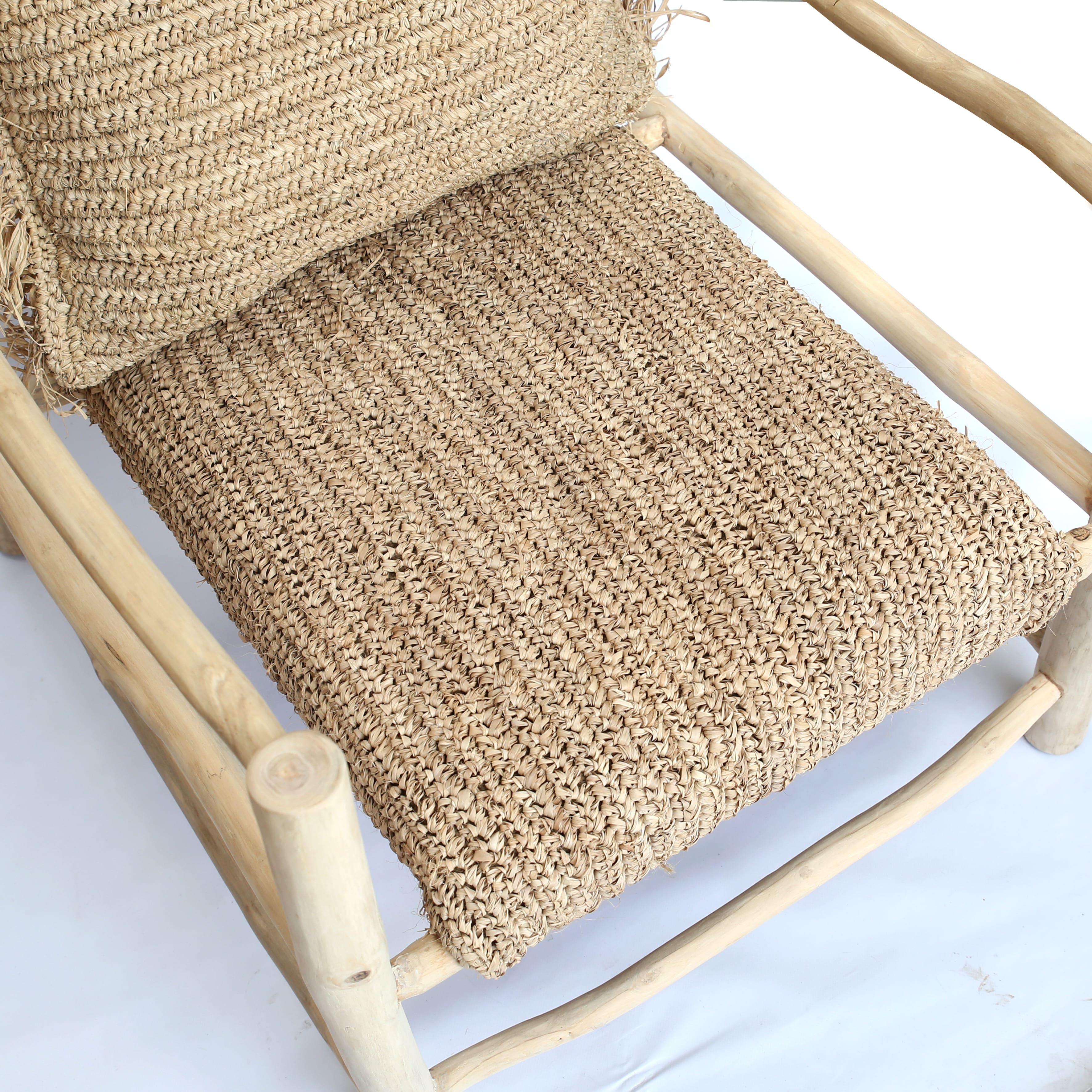 The Raffia One Seater - Natural