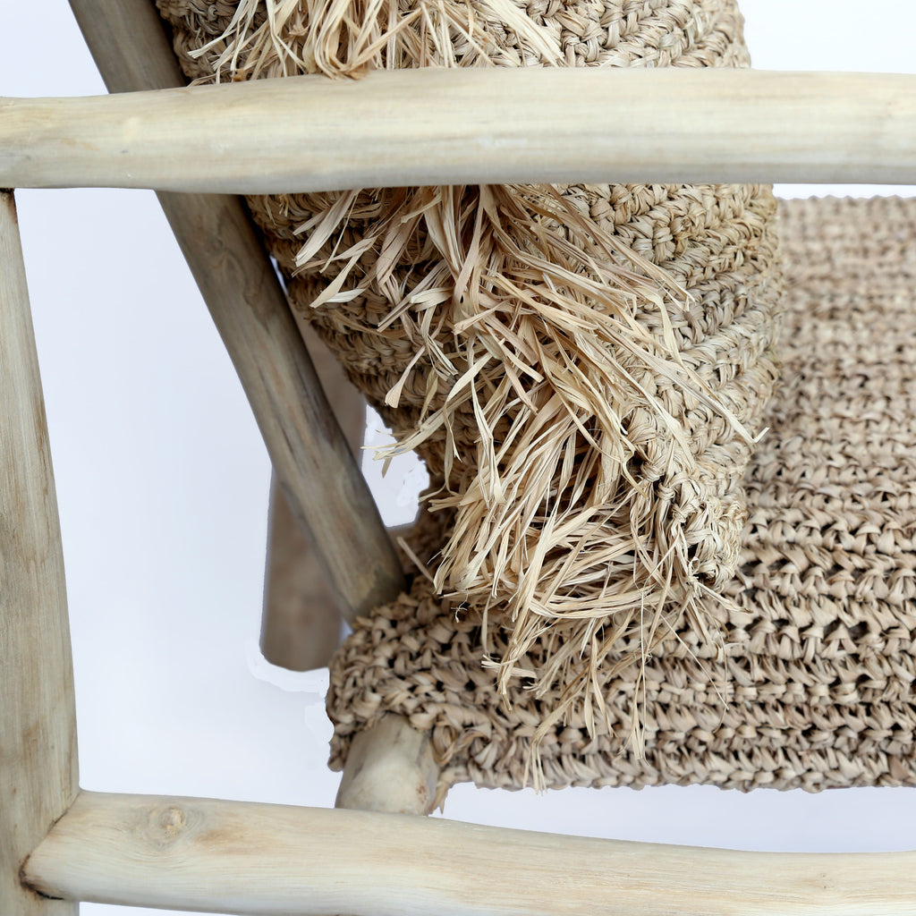 The Raffia One Seater - Natural
