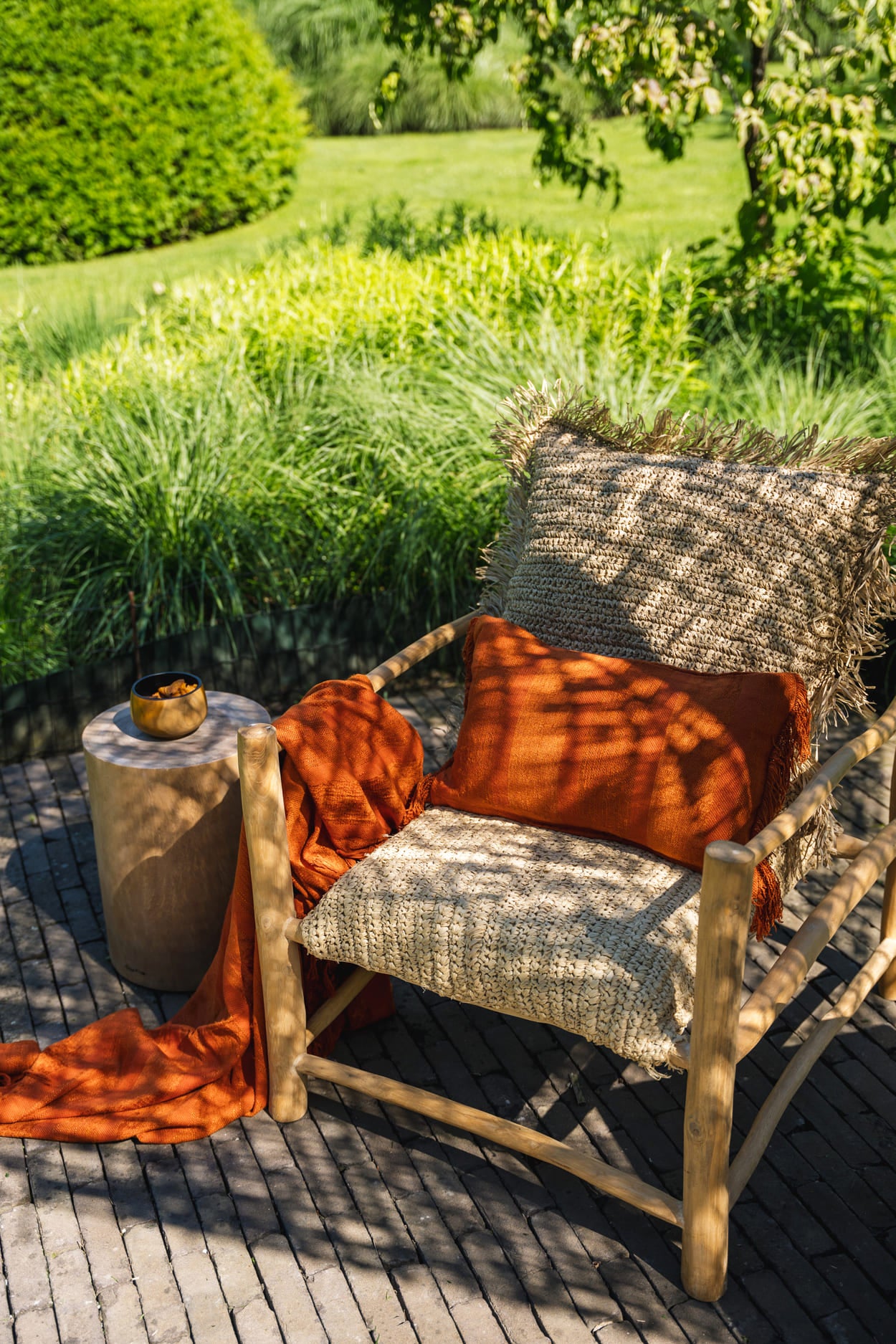 The Raffia One Seater - Natural