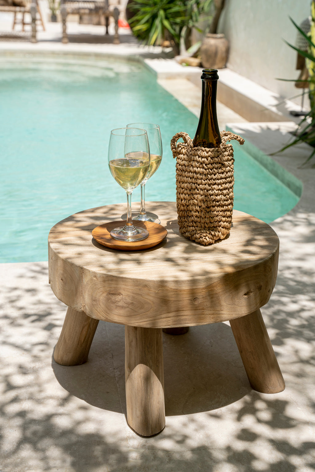 The Raffia Bottle Holder