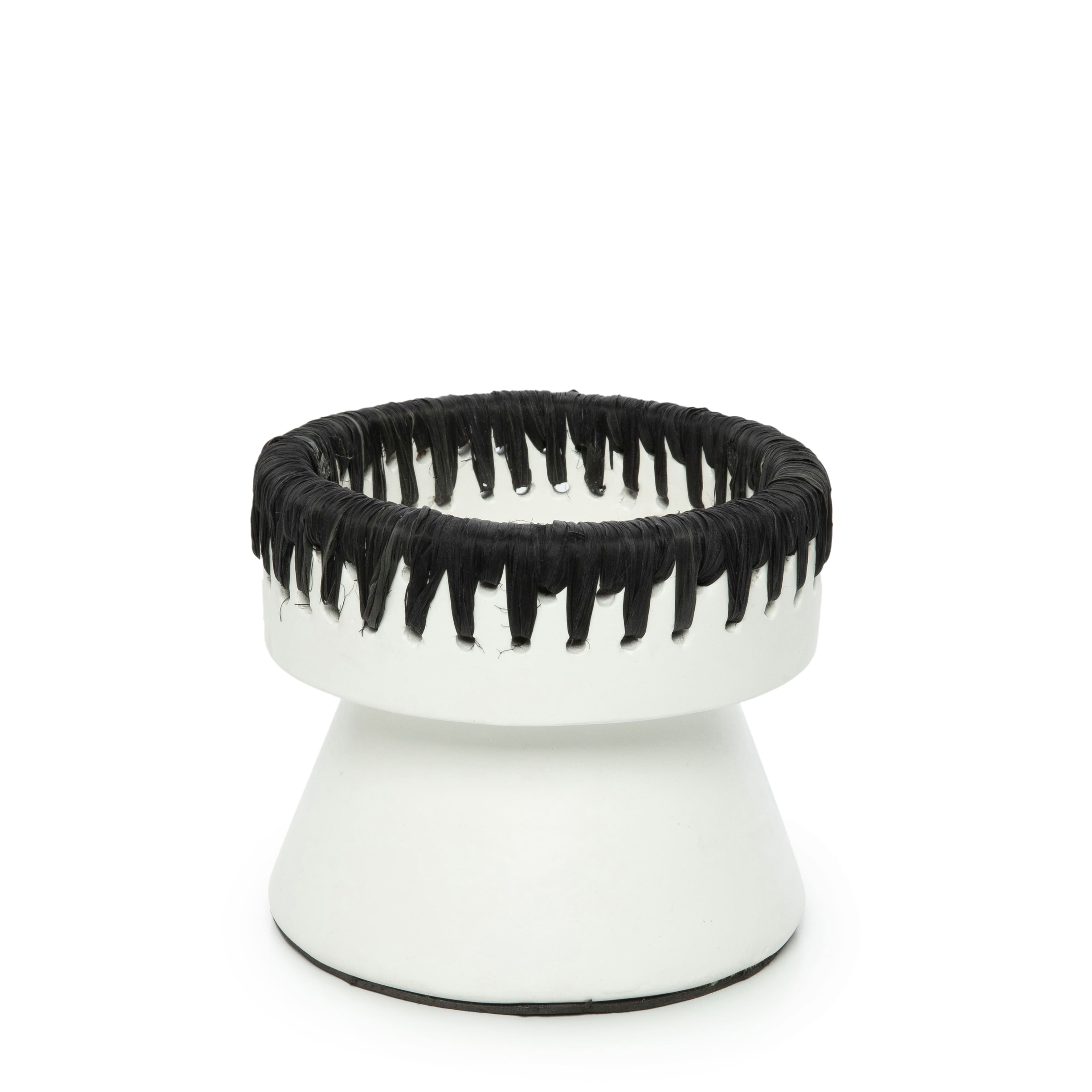 The Pretty Candle Holder - White Black - S