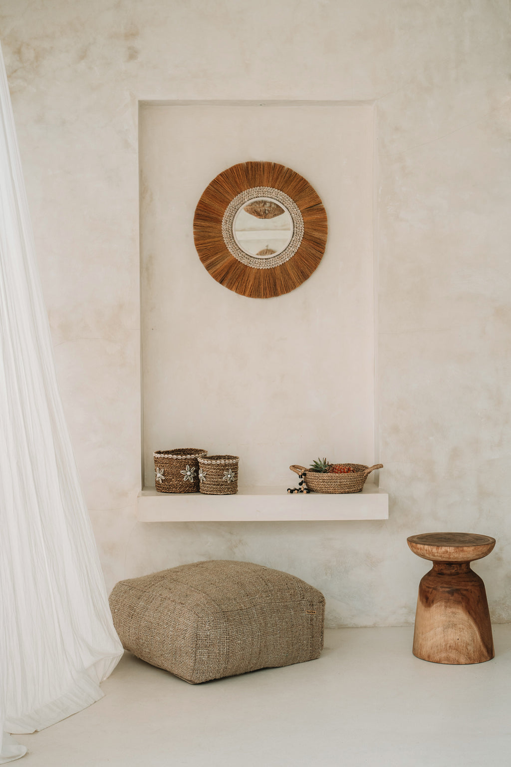 The La Paloma Mirror - Natural - M