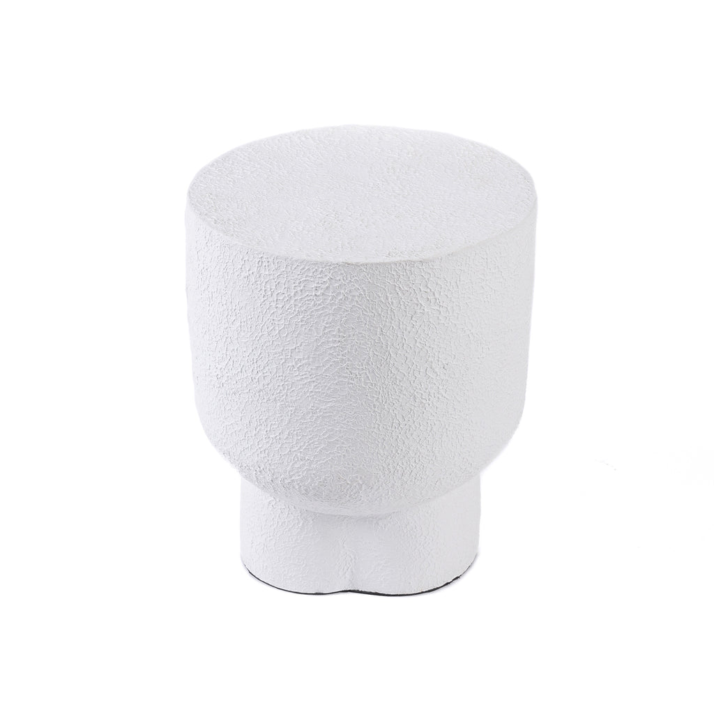 The Yakubu Side Table - White