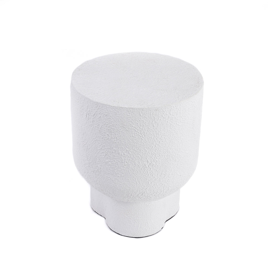 The Yakubu Side Table - White