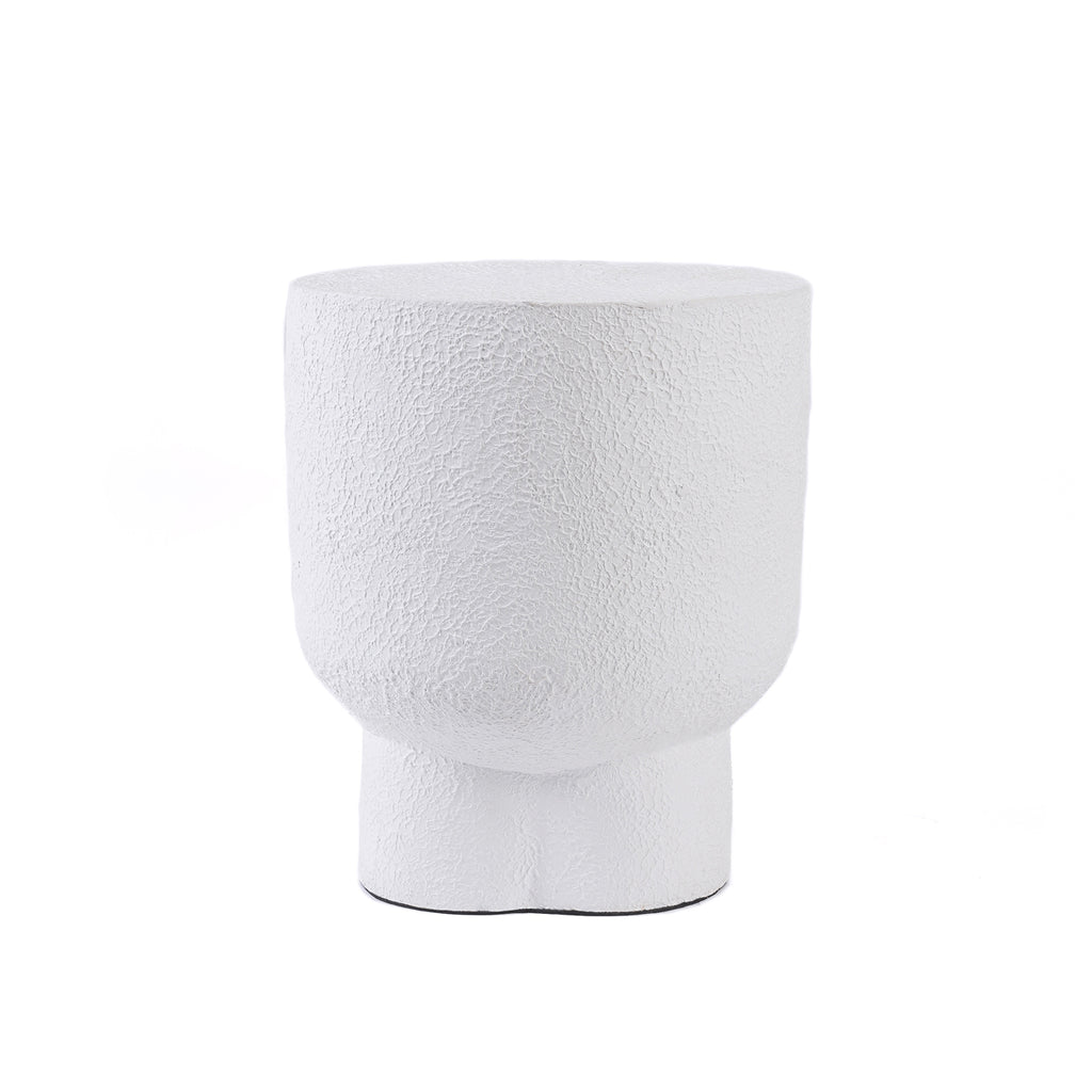 The Yakubu Side Table - White