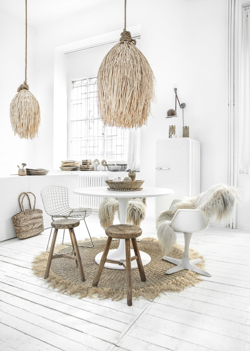 The Shaggy Pendant - Natural - L