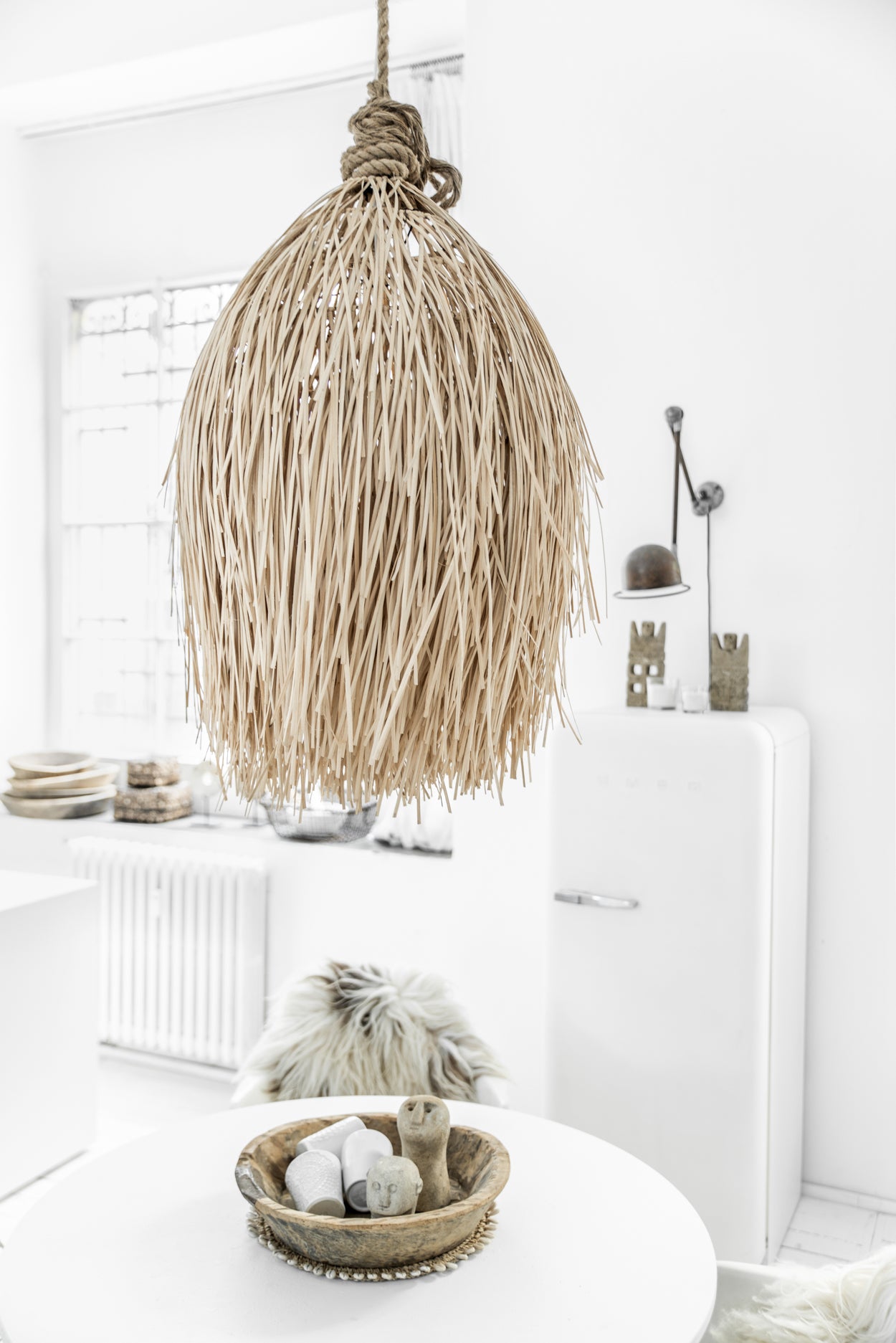The Shaggy Pendant - Natural - L
