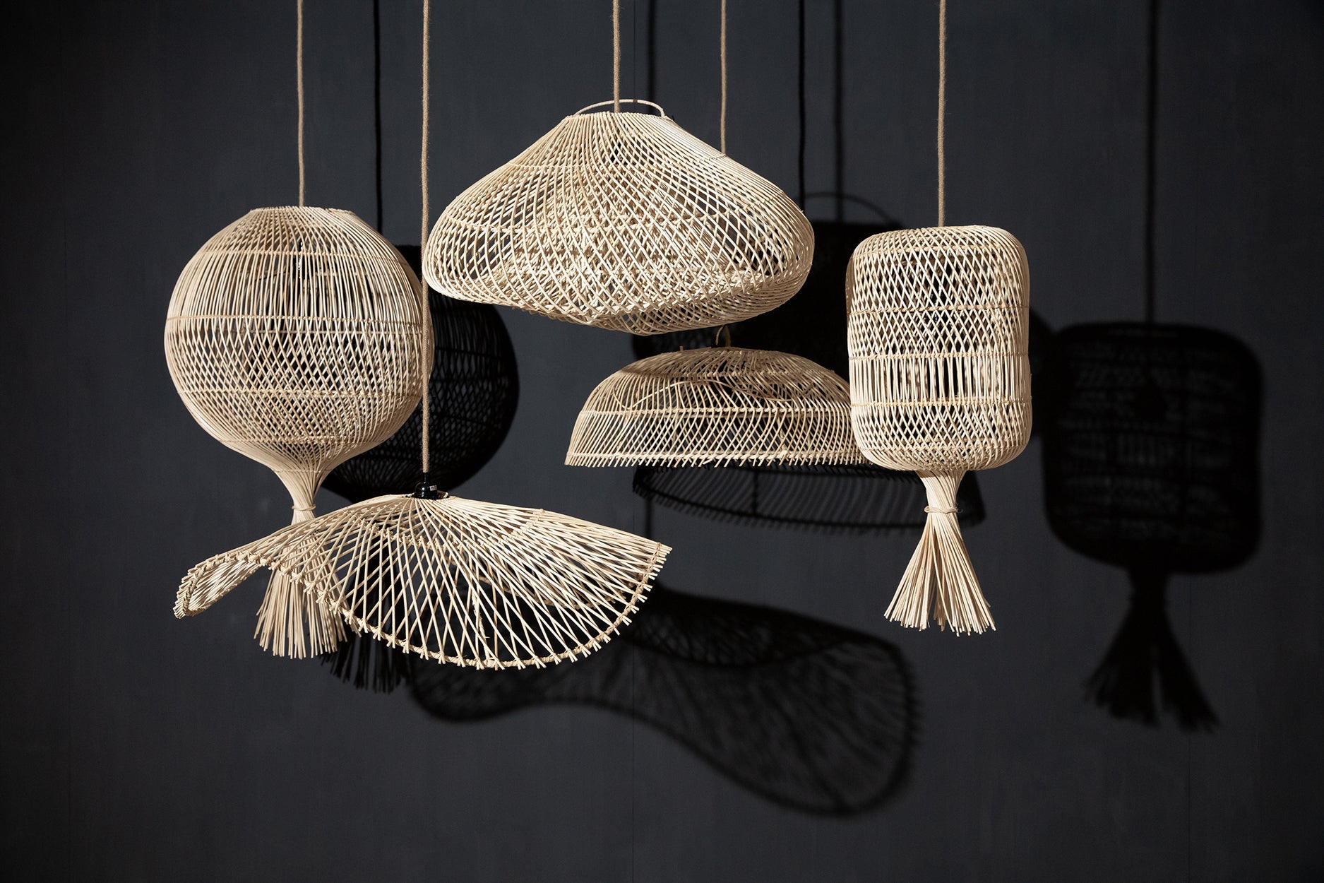The Paraguas Pendant - Natural - M