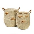 The Chubby Graphic Basket - Set of 2