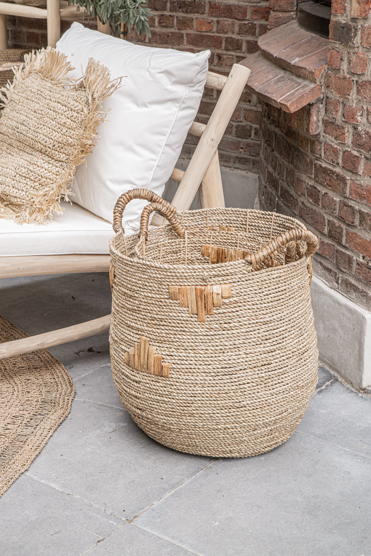 The Chubby Graphic Basket - Set of 2