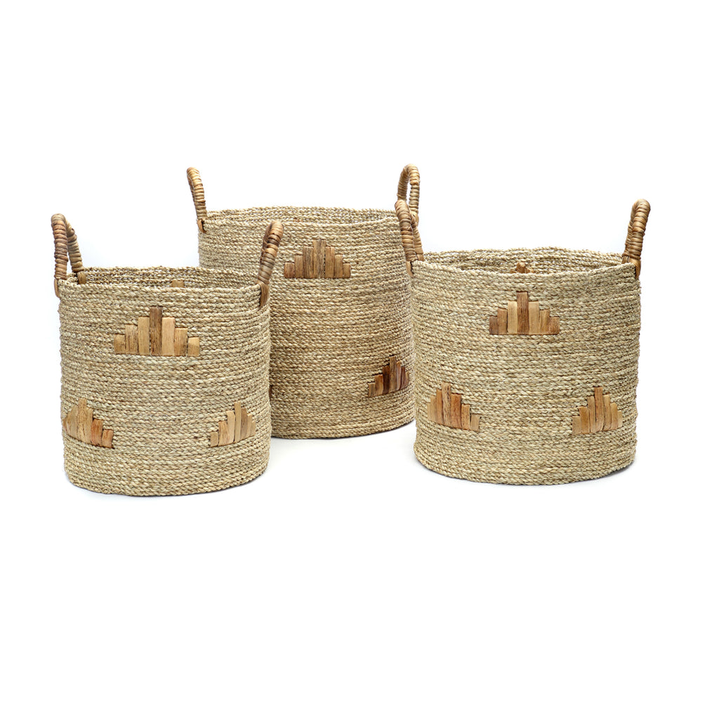 The Twiggy Graphic Baskets - SET/3