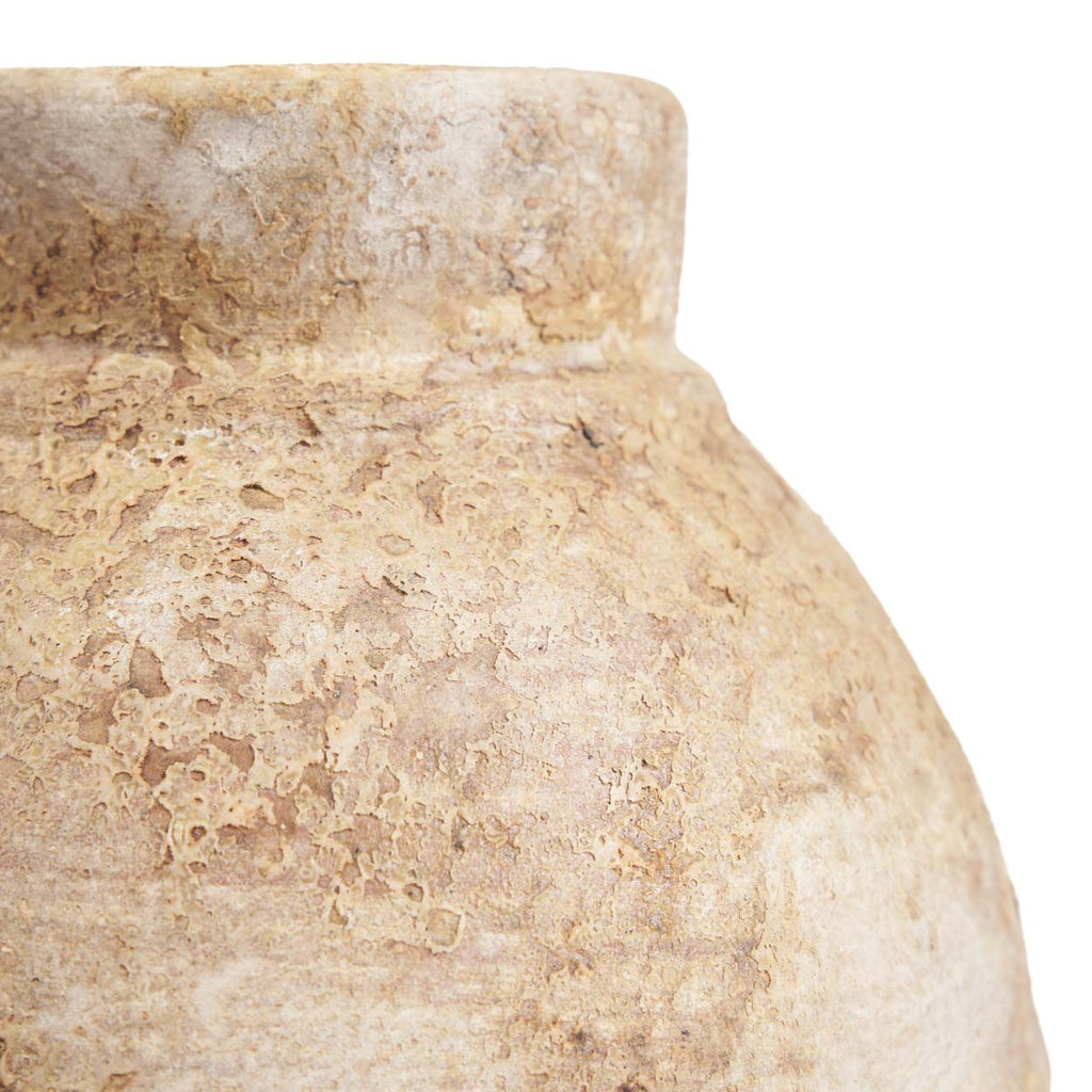 The Amphora Rustica Vase - Cream - S