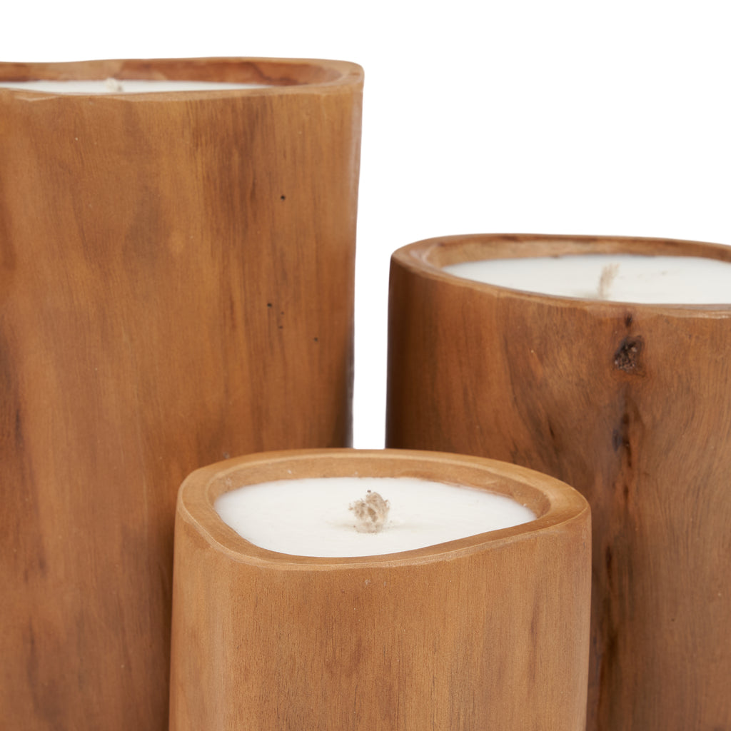 The Teak Wood Candle #3 - Natural