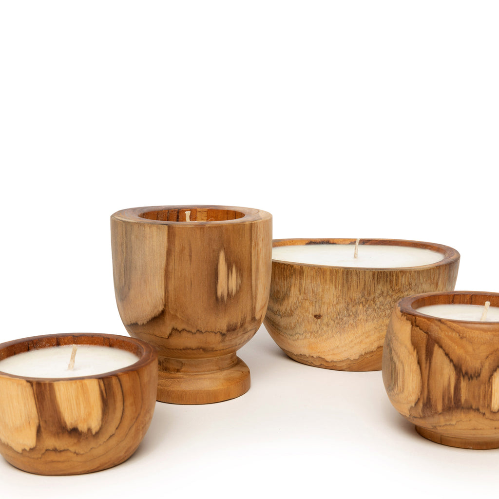 The Teak Wood Candle #4 - Natural