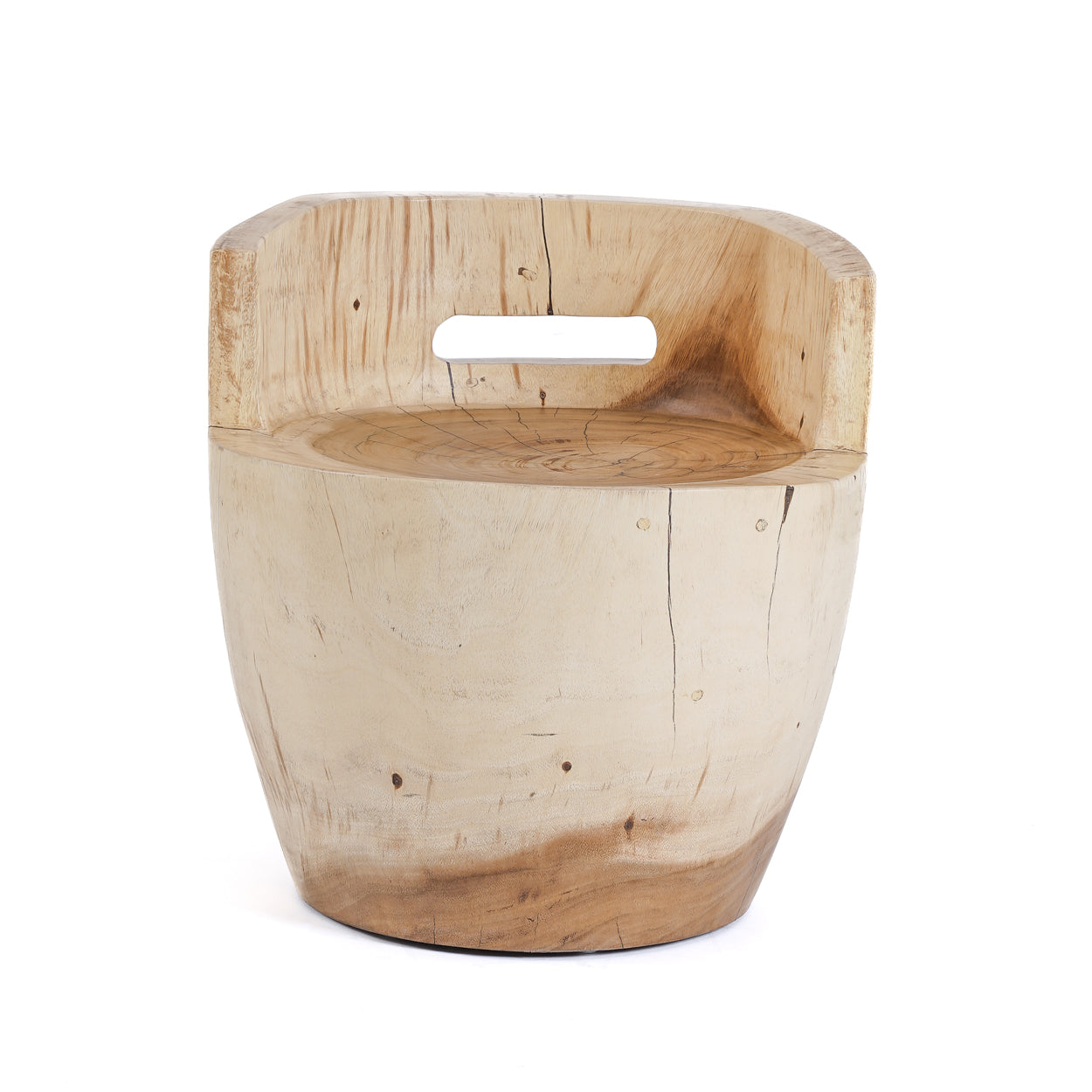 The Tangani Solid Chair - Natural