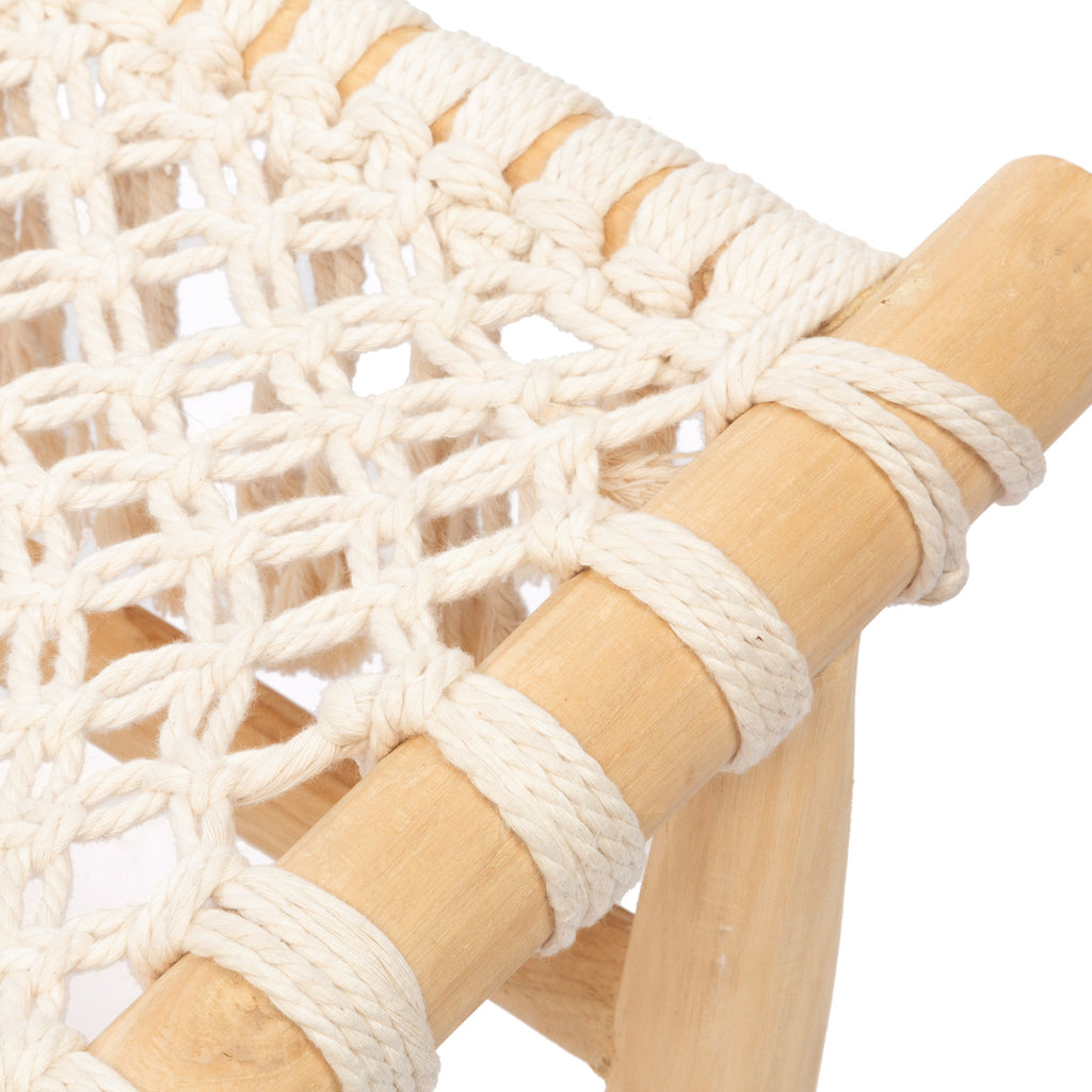 The Island Rope One Seater - Natural White