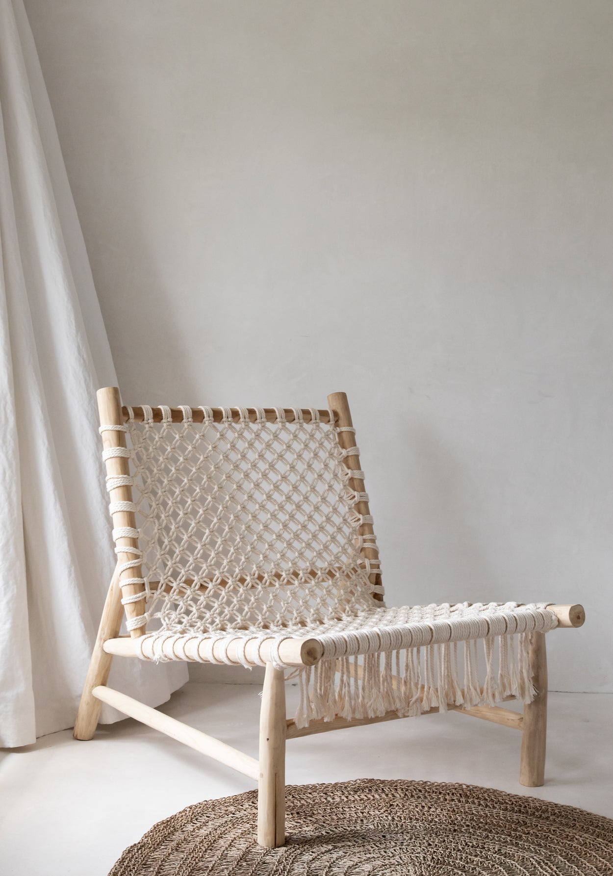 The Island Rope One Seater - Natural White